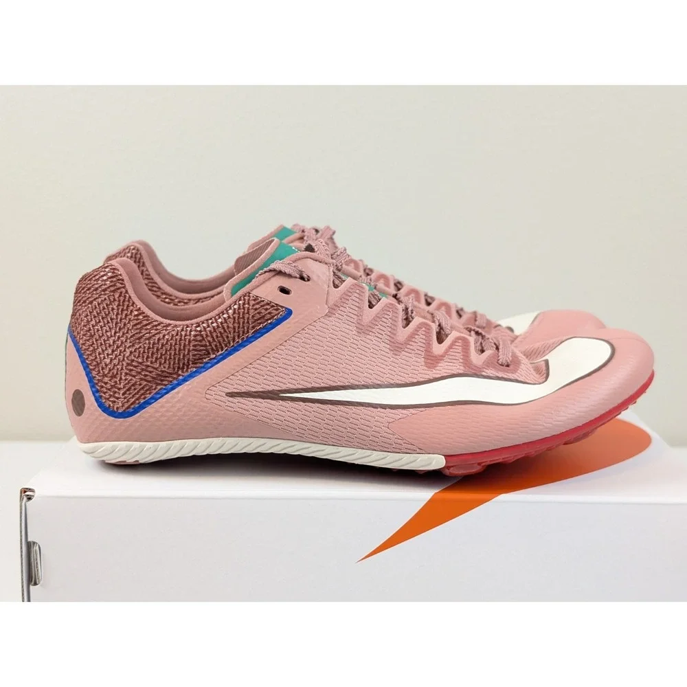 Nike Zoom Rival Sprint Track Spikes M9/W10.5 Red Stardust Pale Ivory HQ2061-600